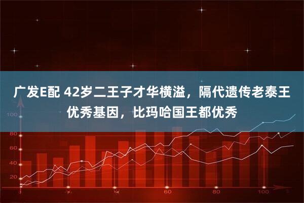 广发E配 42岁二王子才华横溢，隔代遗传老泰王优秀基因，比玛哈国王都优秀